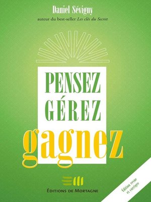 cover image of Pensez gérez gagnez